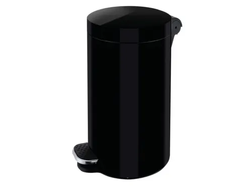 pedaalemmer,30l,HxØ 650x300mm,binnenbak kunststof,romp staal zwart