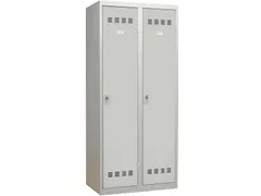 Industriële garderobekast vuile industrie 2 deuren