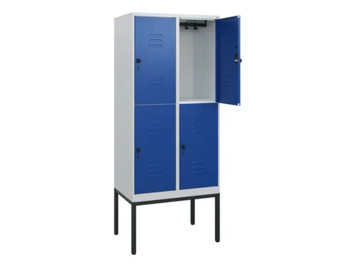 dubbeldekse locker,HxBxD 1950x800x500mm,2x2vak.,vak B 400mm