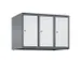 opzetkast,v. locker,3vak.,vak B 250mm,HxBxD 500x750x500mm,vleugeldeur