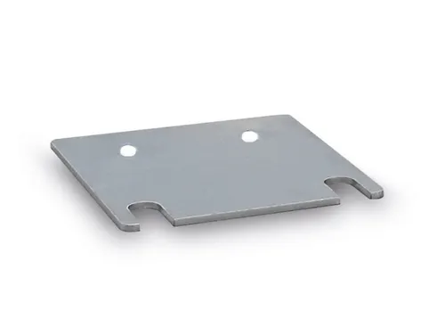 onderlegplaat,v. staanderframe,LxB 120x130mm,dikte 2mm