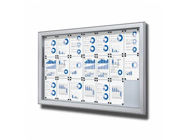 Vergrendelbaar Notitiebord Outdoor Extra Diep 21xA4