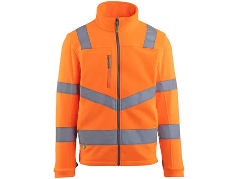 Fleece vest Arco Responsible Hi-Vis oranje maat 3XL