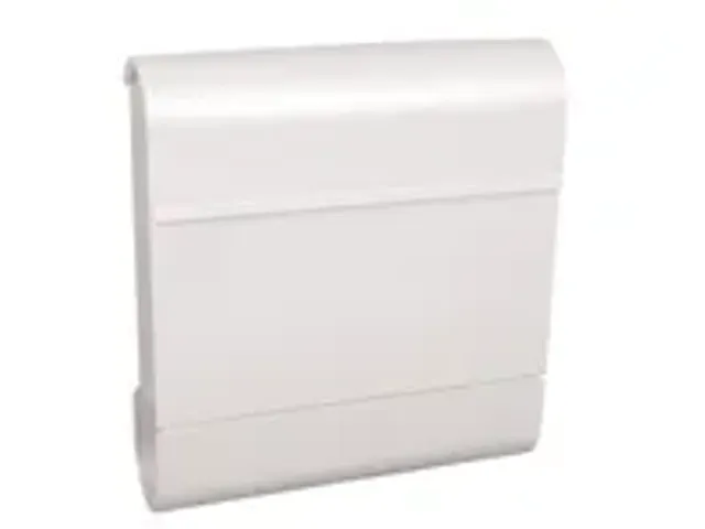 OUTLET muurbrievenbus staal wit HxBxD 410x372x118mm inworp boven uitna