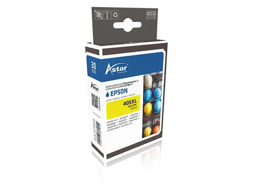 Astar Epson 405XL WF inkt Geel HC Rebuilt 1100 pagina's 14.7ml