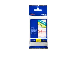 Labeltape Brother P-touch TZe-252 standaard 24mm rood op wit