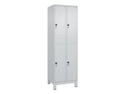 dubbeldekse locker,HxBxD 1950x600x500mm,2x2vak.,vak B 300mm