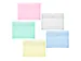 enveloptas assorti A5 liggend met stretchplooi en klittenbandsluiting