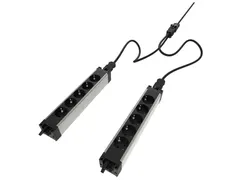 Dubbele Stekkerdoos Set – 2x 5 FR/BE 933 GST18i3 Zwart