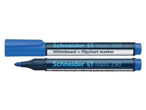 Whiteboardmarker Schneider Maxx 290 rond 2-3mm blauw
