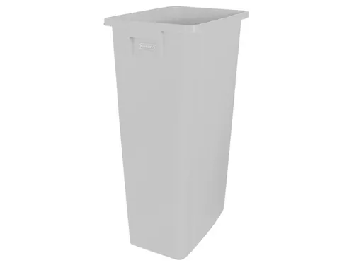 afvalverzamelaar,80l,HxBxD 762x320x460mm,romp PP transparant,gesloten