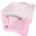 Opbergdoos 35 Liter Roze Transparant