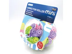 correctieroller Mini Pastel 6m x 5mm 50 stuks assorti