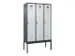 locker voor scheiding van kleding,HxBxD 2120x1200x500mm,3vak