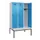 locker met bank,HxBxD 2120x1200x815mm,3vak,vak B 400mm,draaigrendel