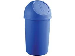 afvalbak,45l,HxØ 700x403mm,romp PP blauw,deksel PP blauw