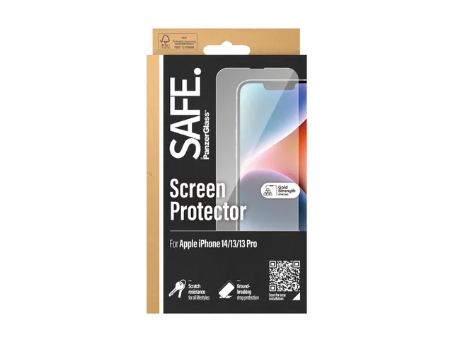 PanzerGlass SAFE. by Screen Protector iPhone 14 | 13 | 13 Pro | Ult