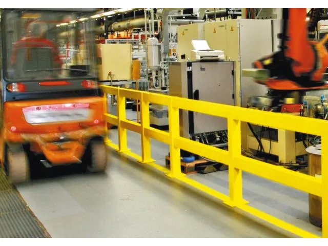 Middenpaal Voor Afzetsysteem Met Aanrijdbeveiliging Voor Binnen