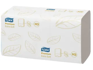 Tork 100278 Handdoek Premium H3 Z-vouw Extra Soft 2-laags 3000 stuks - 2