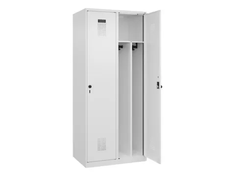 locker voor scheiding van kleding,HxBxD 1850x800x500mm,2vak