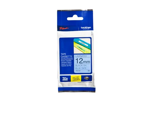 Labeltape Brother P-touch TZe-531 standaard 12mm zwart op blauw