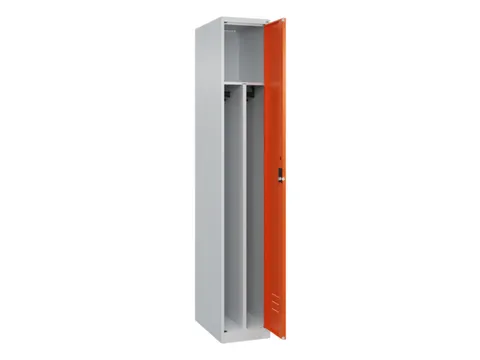 locker voor scheiding van kleding,HxBxD 1850x300x500mm,1vak