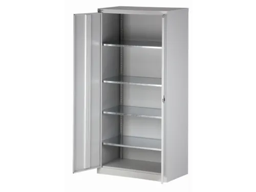 kantoorkast openslaande deuren HxBxD 1950x914x500mm Stalen Lichtgrijs