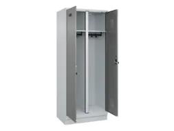 locker voor scheiding van kleding,HxBxD 1950x800x500mm,2vak