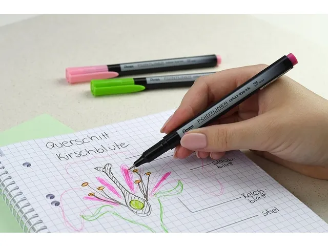 Fineliner Pentel Pointliner S40-B Fin bleu