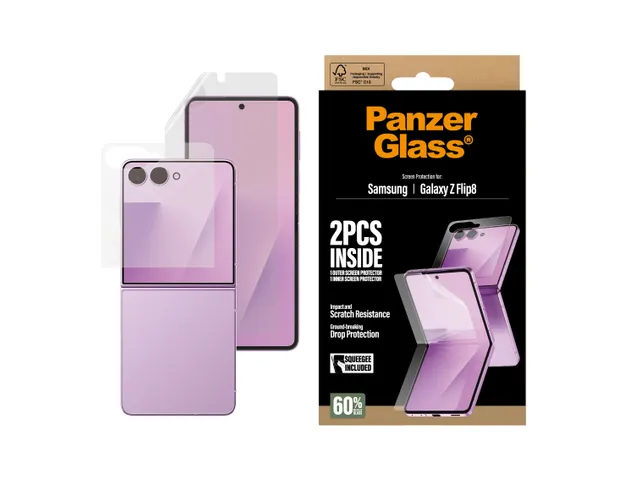 PanzerGlass Screen Protector Samsung Galaxy Z Flip8 | Glass & Film,