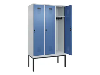 locker,HxBxD 2120x1200x500mm,3vak,vak B 400mm,draaigrendel - 1