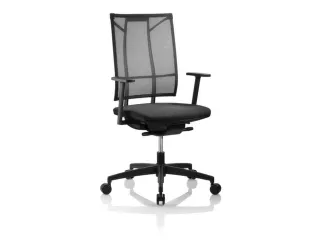 Grammer Office Bureaustoel Sail Rugleuning met netbekleding zwart - 2