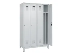 locker voor scheiding van kleding,HxBxD 1950x1200x500mm,4vak