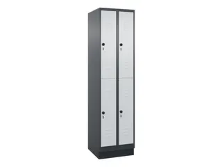 dubbeldekse locker,HxBxD 1950x500x500mm,2x2vak.,vak B 250mm - 1