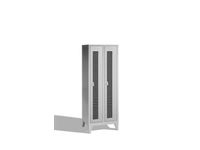 lockerkast RAL7035 HxBxD 1850x810x500mm 2vak vak B 400mm