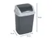 9520587 Afvalbak MAULswing 5L kunststof 20x16x29cm donkergrijs