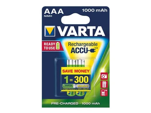 Nimh Hr03 Micro Varta Oplaadbaar 1.2V 1000Mha - 2 St. / Blister