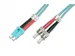 Glasvezel patchkabel, duplex, LC naar ST MM OM3 50/125 µ, 1 m