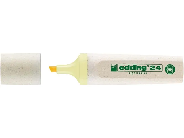 Markeerstift edding 24 EcoLine pastel geel