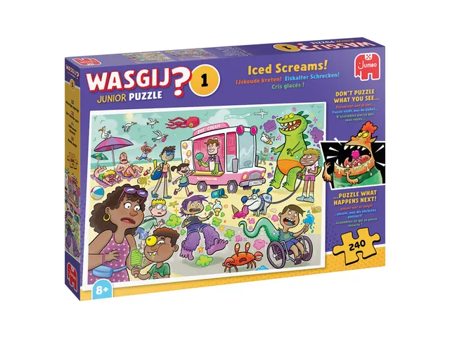 Puzzel Wasgij Junior 1 IJskoude kreten 240 stuks