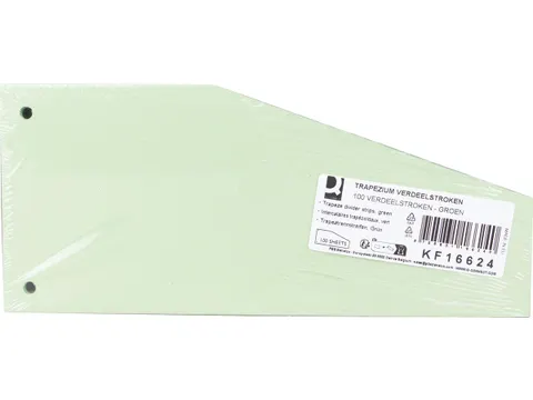 Intercalaires Trapèze, Paquet De 100 Pièces, Vert