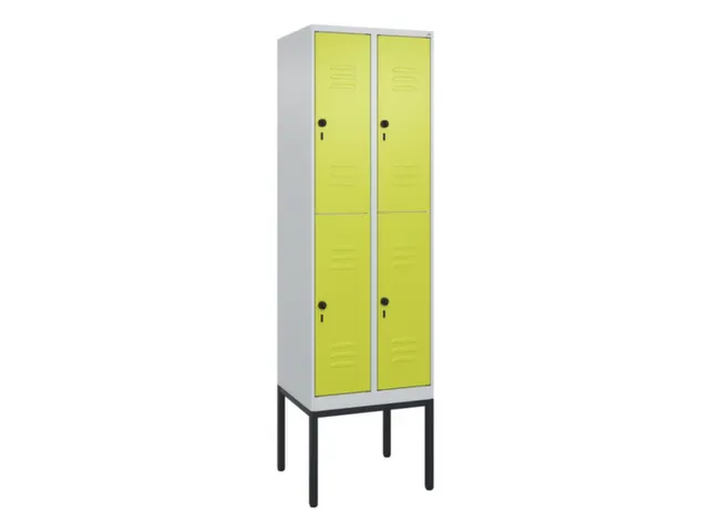 dubbeldekse locker,HxBxD 2120x600x500mm,2x2vak.,vak B 300mm
