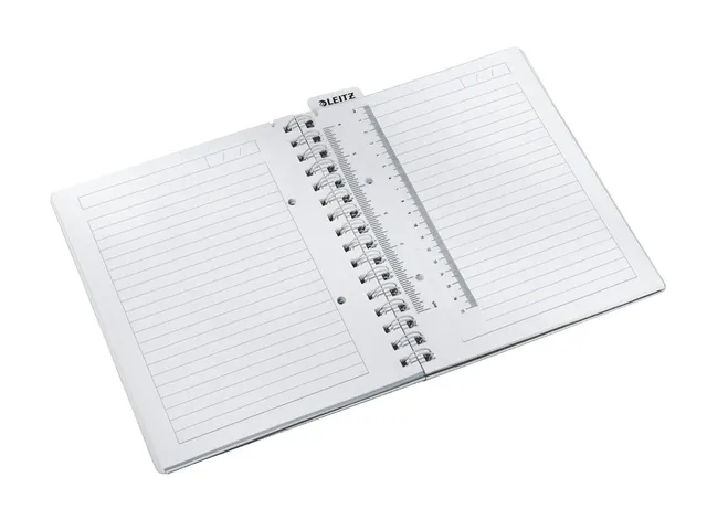Bloc à spirale Leitz WOW A5 PP ligné bleu