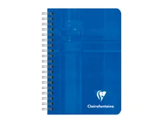 Notitieboek Clairefontaine 95x140mm spiraal lijn assorti