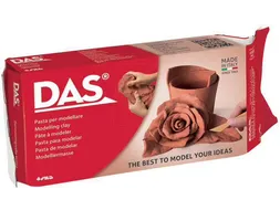 Boetseerklei DAS luchthardend 500 gram terracotta