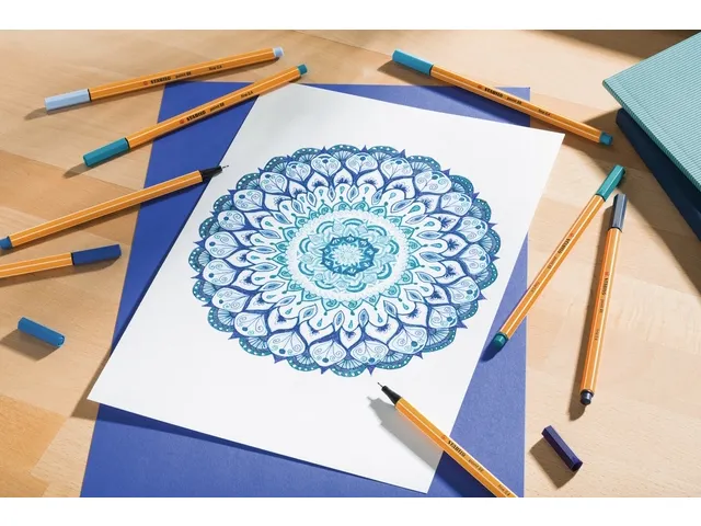 Fineliner STABILO point 88/22 pruissisch blauw 0.4mm