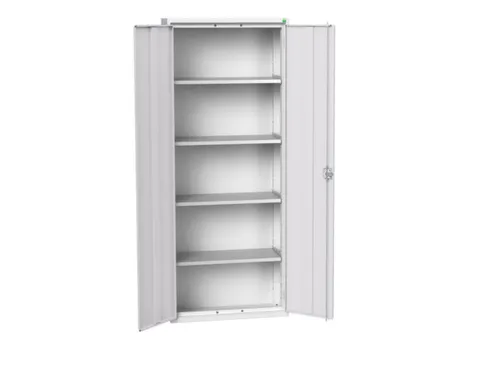 universele kast,HxBxD 2000x800x350mm,4xStalen bodem,draaigrendelslot