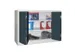Armoire Grand Espace à Portes Pliantes Ral7035 Façade Ral7016