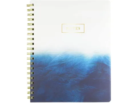 Carnet de notes spirale Poly Dip Dye ligné 20x25cm