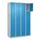 lockerkast,HxBxD 1850x1200x500mm,4x4vakken,vak B 300mm,cil.-slot